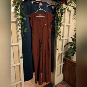 Figs Layton Crewneck Wide Leg Jumpsuit